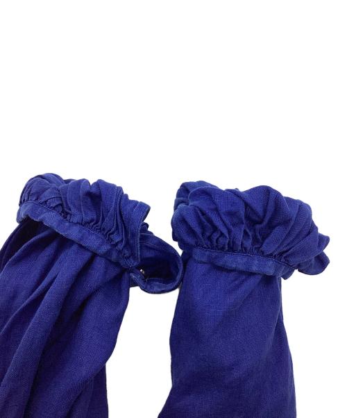 ikkuna/SUZUKI TAKAYUKI（イクナ/スズキタカユキ）ikkuna/SUZUKI TAKAYUKI (イクナ/スズキタカユキ) リネンシャツワンピース ネイビー サイズ:１の古着・服飾アイテム