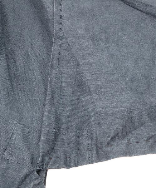ISSEY MIYAKE（イッセイミヤケ）ISSEY MIYAKE (イッセイミヤケ) リネンワンピース 2002年製 ネイビー サイズ:Ｍの古着・服飾アイテム