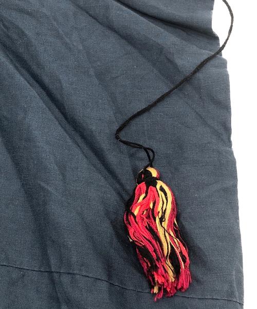 ISSEY MIYAKE（イッセイミヤケ）ISSEY MIYAKE (イッセイミヤケ) リネンワンピース 2002年製 ネイビー サイズ:Ｍの古着・服飾アイテム