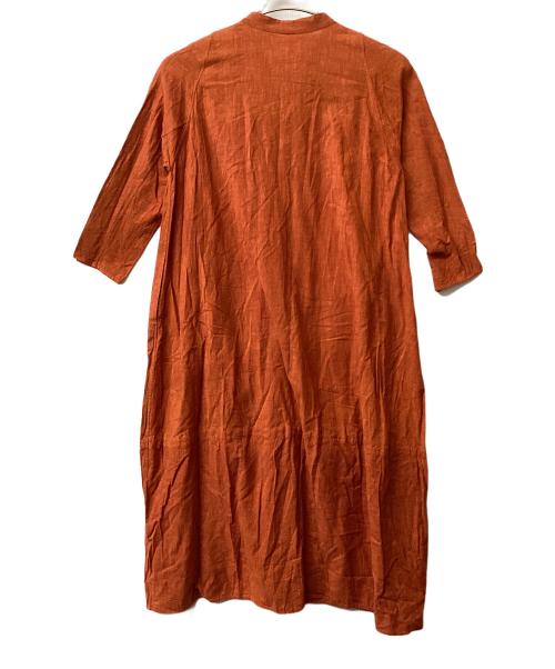 JURGEN LEHL（ヨーガンレール）JURGEN LEHL (ヨーガンレール) JURGEN LEHLコットンカーディ ワンピース オレンジ サイズ:Mの古着・服飾アイテム