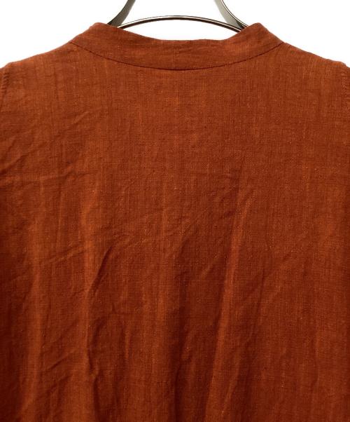 JURGEN LEHL（ヨーガンレール）JURGEN LEHL (ヨーガンレール) JURGEN LEHLコットンカーディ ワンピース オレンジ サイズ:Mの古着・服飾アイテム