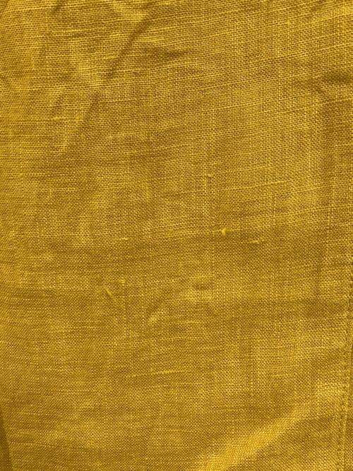 M.&KYOKO（エムアンドキョウコ）M.&KYOKO (エムアンドキョウコ) リネンイージーパンツ イエロー サイズ:1の古着・服飾アイテム