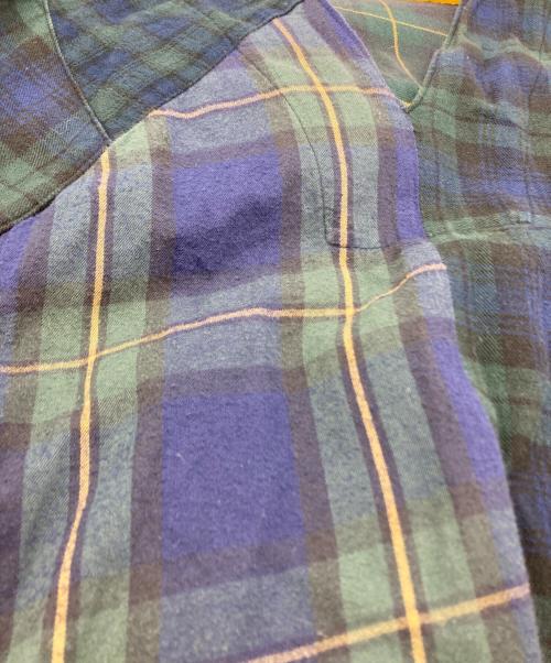 KAPITAL（キャピタル）KAPITAL (キャピタル) ブラックウォッチギミックアートワンピース ネイビー サイズ: XSの古着・服飾アイテム