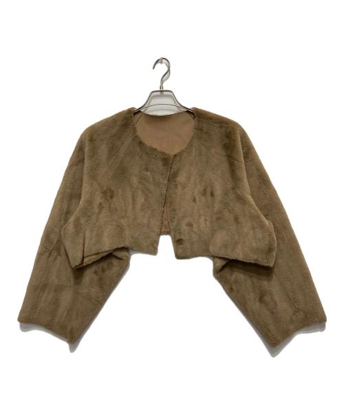 Ameri（アメリ）AMERI (アメリ) MANY WAY USEFUL BOA COAT ブラウン サイズ:Mの古着・服飾アイテム