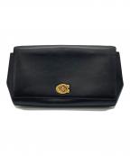 COACHコーチ）の古着「アレクサ ターンロック クラッチ 38965」｜ブラック