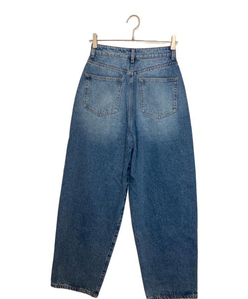 Lily Brown（リリーブラウン）Lily Brown (リリーブラウン) パールビジューデニムパンツ ブルー サイズ:1 未使用品の古着・服飾アイテム