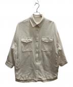 emmi atelierエミアトリエ）の古着「ビックシルエットCPOシャツジャケット」｜アイボリー