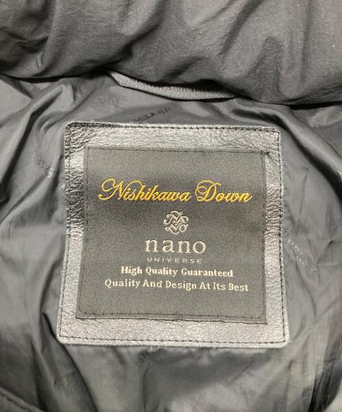 nano・universe（ナノ・ユニバース）nano・universe (ナノ・ユニバース) ダウンジャケット ブラック サイズ:Mの古着・服飾アイテム