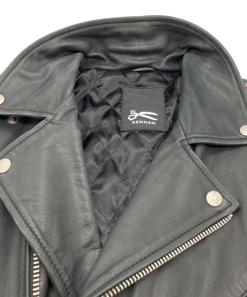 Denham（デンハム）Denham (デンハム) レザーライダースジャケット ブラック サイズ:Sの古着・服飾アイテム