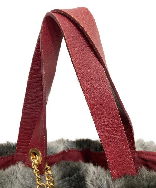 Vivienne Westwood（ヴィヴィアンウエストウッド）Vivienne Westwood (ヴィヴィアンウエストウッド) フェイクファートートバッグ グレー サイズ:実寸サイズをご確認くださいの古着・服飾アイテム