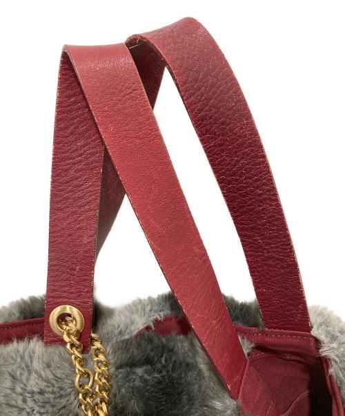 Vivienne Westwood（ヴィヴィアンウエストウッド）Vivienne Westwood (ヴィヴィアンウエストウッド) フェイクファートートバッグ グレー サイズ:実寸サイズをご確認くださいの古着・服飾アイテム