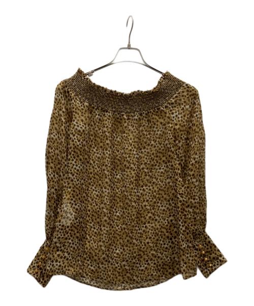 VALENTINO ROMA（ヴァレンティノ ローマ）VALENTINO ROMA (ヴァレンティノ ローマ) シルクシアーブラウス ベージュ サイズ:SIZE 40の古着・服飾アイテム