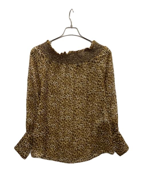 VALENTINO ROMA（ヴァレンティノ ローマ）VALENTINO ROMA (ヴァレンティノ ローマ) シルクシアーブラウス ベージュ サイズ:SIZE 40の古着・服飾アイテム