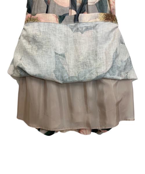 Sov.（ソブ）Sov. (ソブ) フラワープリントスカート ピンク サイズ:38の古着・服飾アイテム