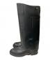 THE RERACS (ザ リラクス) COW LEATHER COVER LONG BOOTS ブラック サイズ:24.5cm：60000円