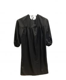N.YHAVN（ニューハウン）の古着「Big Sleeve Open Dress」｜ブラック
