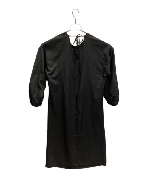 N.YHAVN（ニューハウン）N.YHAVN (ニューハウン) Big Sleeve Open Dress ブラック サイズ:SIZE Freeの古着・服飾アイテム