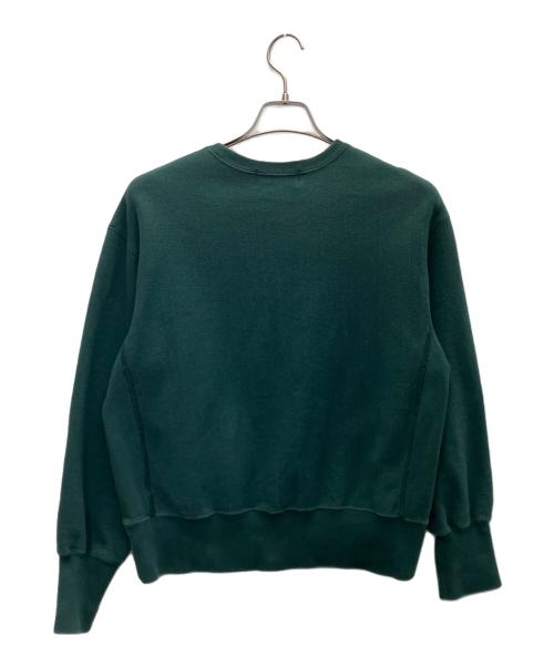 Americana（アメリカーナ）Americana (アメリカーナ) LOGO スウェット グリーン サイズ:Lの古着・服飾アイテム