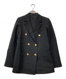 ANAYI（アナイ）の古着「ウールツイルダブル ジャケット」｜ブラック