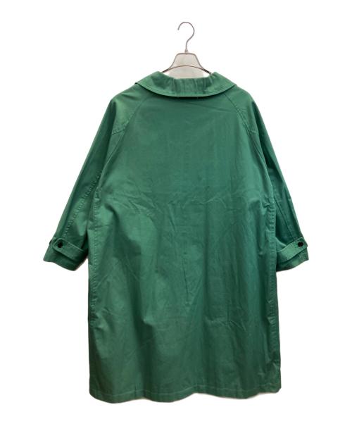 SETTO（セット）SETTO (セット) ステンカラーコート グリーン サイズ:SIZE Lの古着・服飾アイテム