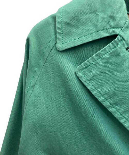 SETTO（セット）SETTO (セット) ステンカラーコート グリーン サイズ:SIZE Lの古着・服飾アイテム