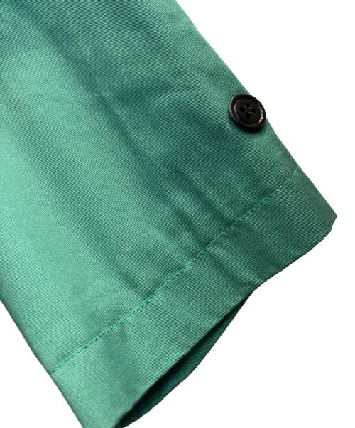 SETTO（セット）SETTO (セット) ステンカラーコート グリーン サイズ:SIZE Lの古着・服飾アイテム