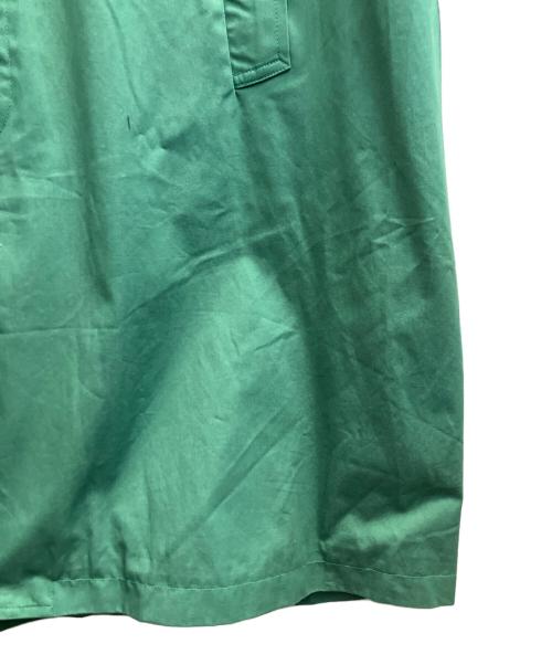SETTO（セット）SETTO (セット) ステンカラーコート グリーン サイズ:SIZE Lの古着・服飾アイテム