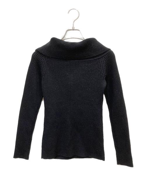 MICHAEL MICHAEL KORS（マイケル マイケルコース）MICHAEL MICHAEL KORS (マイケル マイケルコース) オフショルダーニット ブラック サイズ:XXSの古着・服飾アイテム