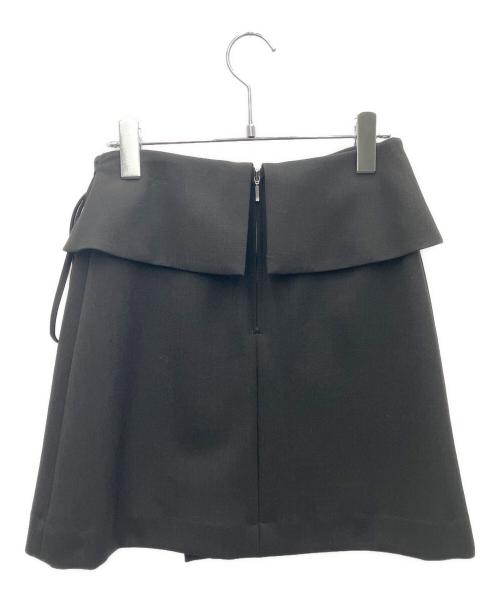 FRAY ID（フレイ アイディー）FRAY ID (フレイ アイディー) ラップデザインミニスカート チャコールグレー サイズ:SIZE1の古着・服飾アイテム