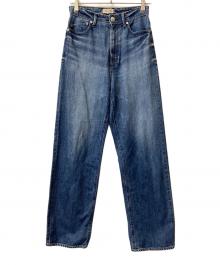 YANUK（ヤヌーク）の古着「ボーイズストレート LEA」｜インディゴ