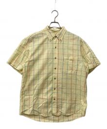 CHAPS RALPH LAUREN（チャップス ラルフローレン）の古着「半袖ボタンダウンシャツ」｜イエロー
