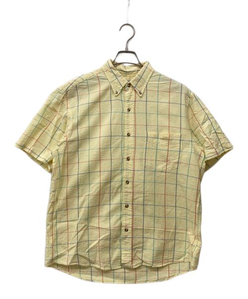 CHAPS RALPH LAUREN（チャップス ラルフローレン）CHAPS RALPH LAUREN (チャップス ラルフローレン) 半袖ボタンダウンシャツ イエロー サイズ:Mの古着・服飾アイテム