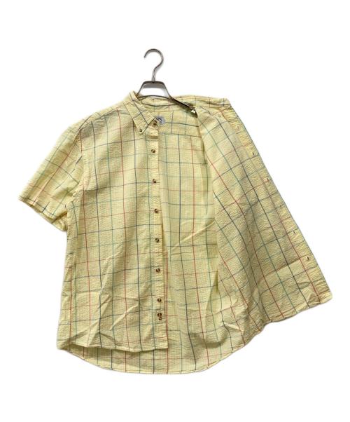 CHAPS RALPH LAUREN（チャップス ラルフローレン）CHAPS RALPH LAUREN (チャップス ラルフローレン) 半袖ボタンダウンシャツ イエロー サイズ:Mの古着・服飾アイテム