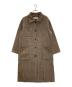 TODAYFUL（トゥデイフル）の古着「Check Soutiencollar Coat」｜ベージュ