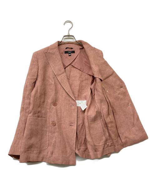 WEEKEND Max Mara（ウィークエンド マックスマーラ）WEEKEND Max Mara (ウィークエンド マックスマーラ) コットンダブルジャケット ピンク サイズ:38の古着・服飾アイテム