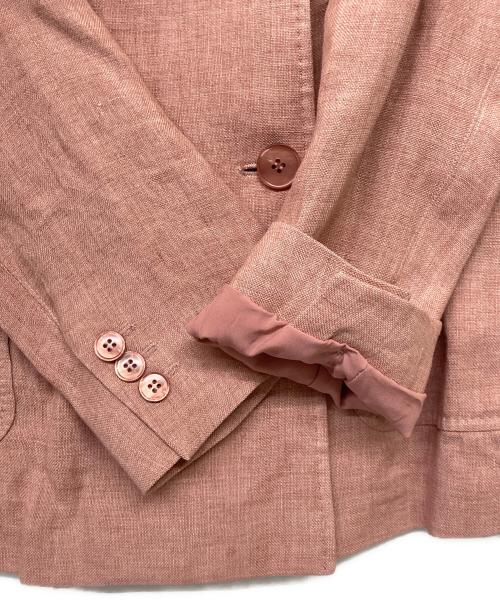 WEEKEND Max Mara（ウィークエンド マックスマーラ）WEEKEND Max Mara (ウィークエンド マックスマーラ) コットンダブルジャケット ピンク サイズ:38の古着・服飾アイテム