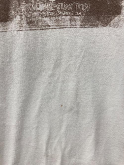 stussy（ステューシー）stussy (ステューシー) プリントTシャツ ホワイト サイズ:XLの古着・服飾アイテム