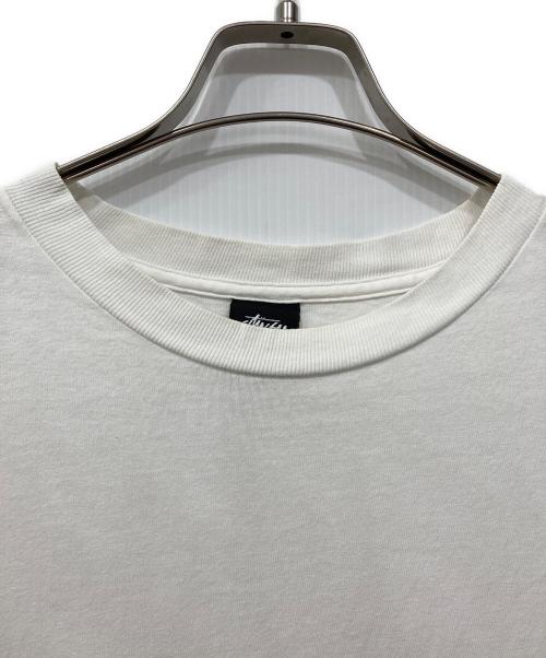 stussy（ステューシー）stussy (ステューシー) プリントTシャツ ホワイト サイズ:XLの古着・服飾アイテム