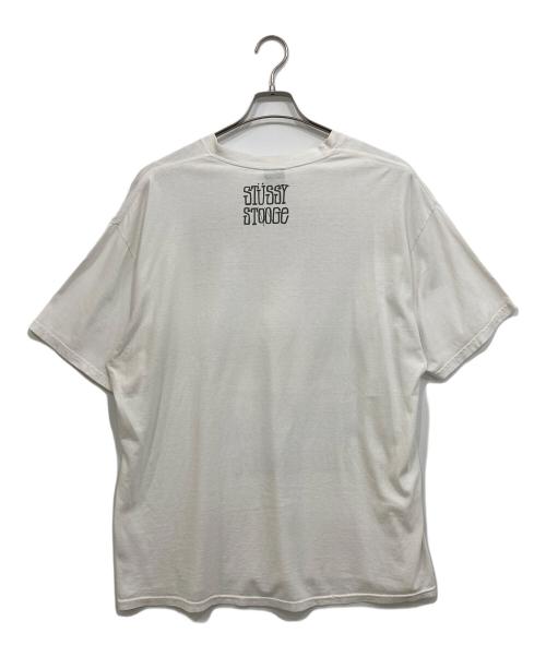 stussy（ステューシー）stussy (ステューシー) プリントTシャツ ホワイト サイズ:XLの古着・服飾アイテム