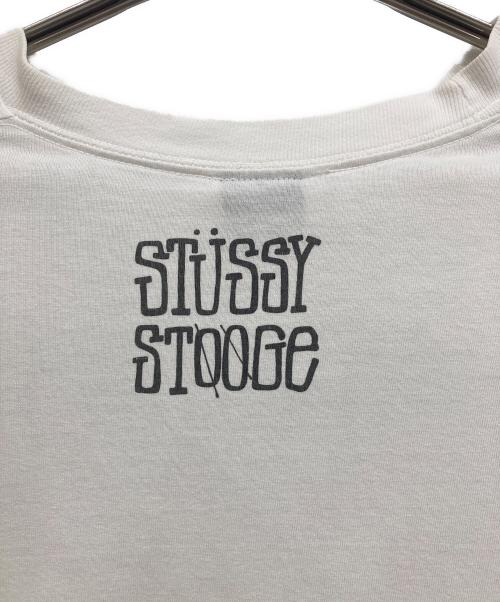stussy（ステューシー）stussy (ステューシー) プリントTシャツ ホワイト サイズ:XLの古着・服飾アイテム