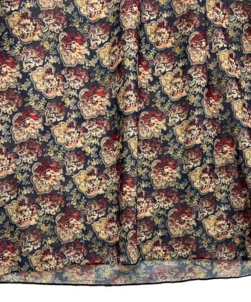 FUMIE=TANAKA（フミエタナカ）FUMIE=TANAKA (フミエタナカ) RAY BEAMS (レイ ビームス) 別注プリント チュニック トップス ブラック サイズ:FREEの古着・服飾アイテム