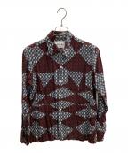 NOMA t.d.ノーマティーディー）の古着「総柄シャツ」｜グレー