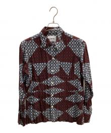 NOMA t.d.（ノーマティーディー）の古着「総柄シャツ」｜グレー