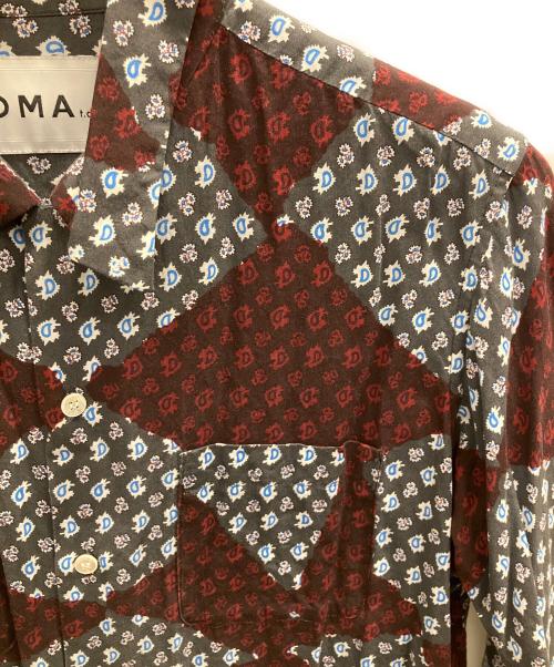 NOMA t.d.（ノーマティーディー）NOMA t.d. (ノーマティーディー) 総柄シャツ グレー サイズ:1の古着・服飾アイテム
