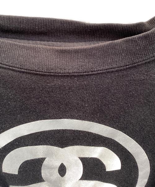 stussy（ステューシー）stussy (ステューシー) リンクロゴスウェット ブラック サイズ:Мの古着・服飾アイテム