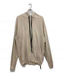 ANN DEMEULEMEESTER（アンドゥムルメステール）の古着「プルオーバーパーカー」｜ベージュ