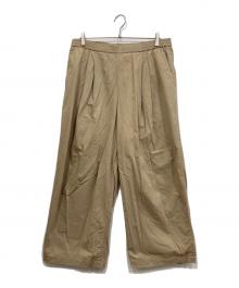 SUZUKI TAKAYUKI（スズキタカユキ）の古着「easy pants」｜ベージュ