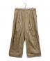 SUZUKI TAKAYUKI（スズキタカユキ）の古着「easy pants」｜ベージュ