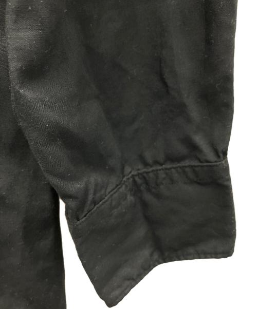 BLACK COMME des GARCONS（ブラックコムデギャルソン）BLACK COMME des GARCONS (ブラックコムデギャルソン) サイドスリットシャツ ブラック サイズ:Sの古着・服飾アイテム