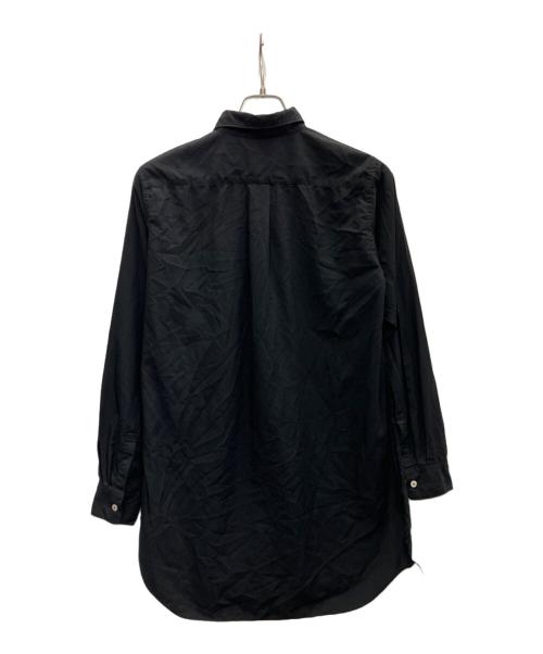 BLACK COMME des GARCONS（ブラックコムデギャルソン）BLACK COMME des GARCONS (ブラックコムデギャルソン) サイドスリットシャツ ブラック サイズ:Sの古着・服飾アイテム